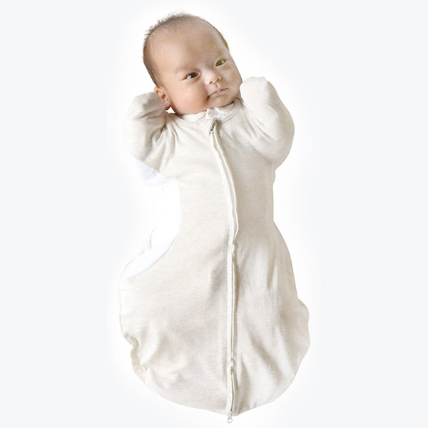 ファスナーを上まで閉めて完成です